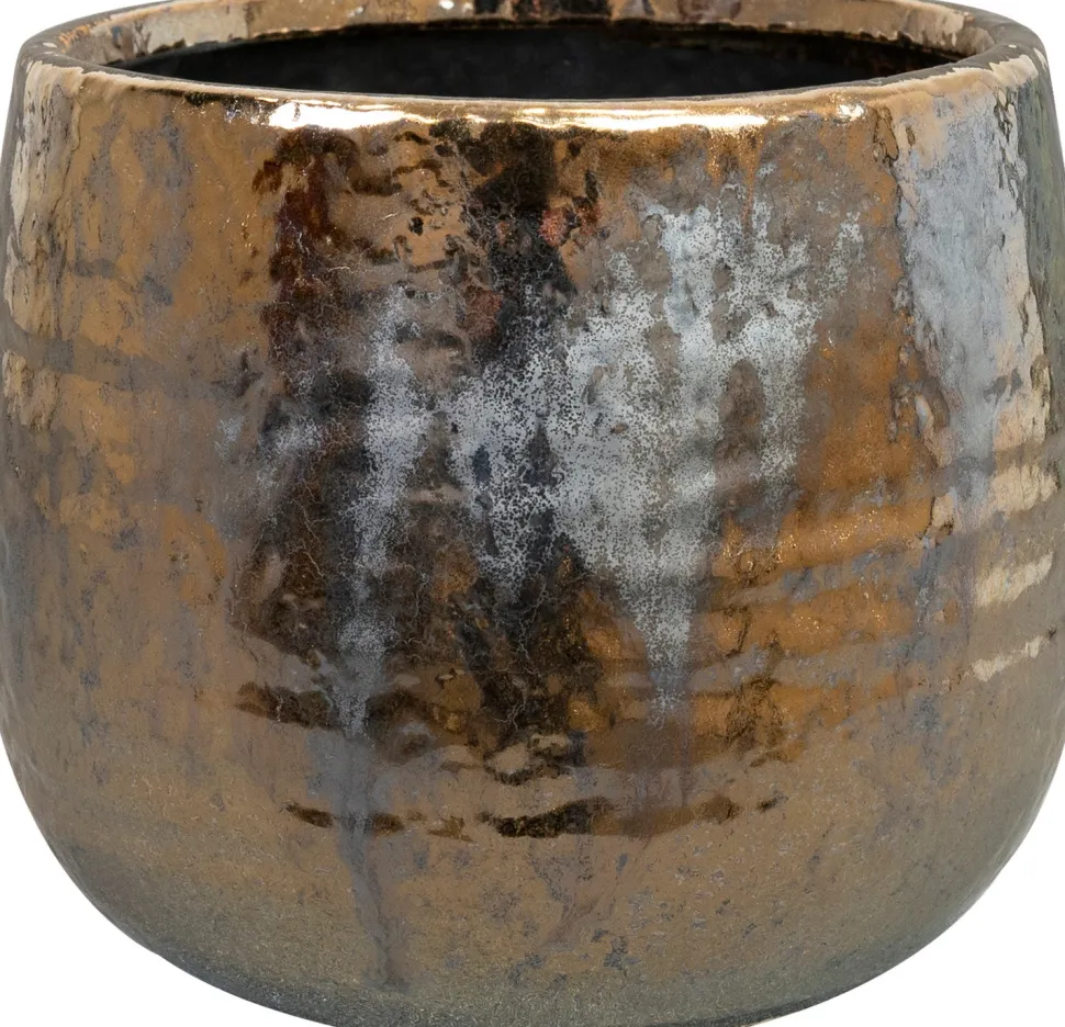 TS Blumentopf Yvette gold D 15 H 13 cm