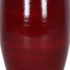 TS Vase Cresta D 15 cm H 30 cm rot