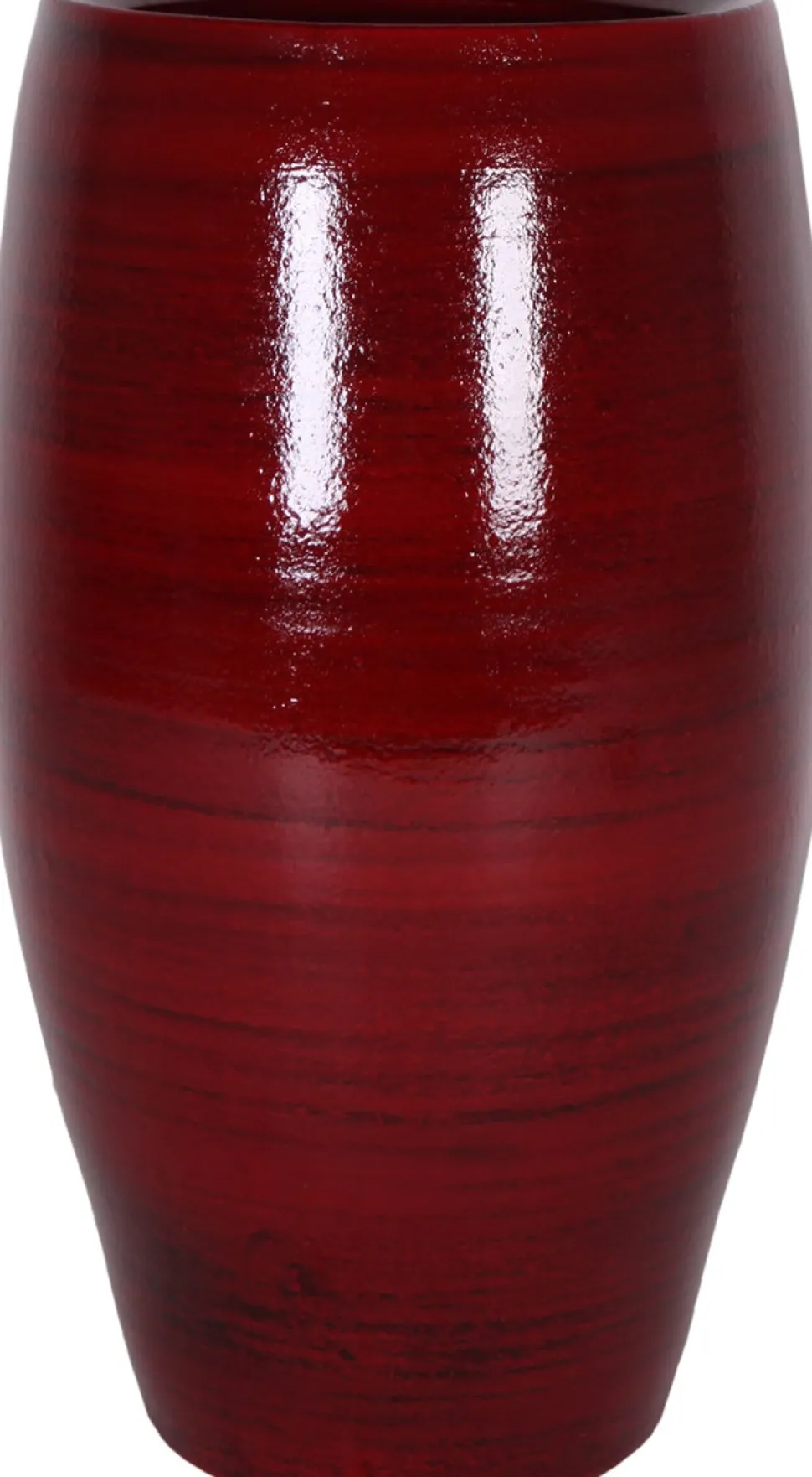 TS Vase Cresta D 15 cm H 30 cm rot