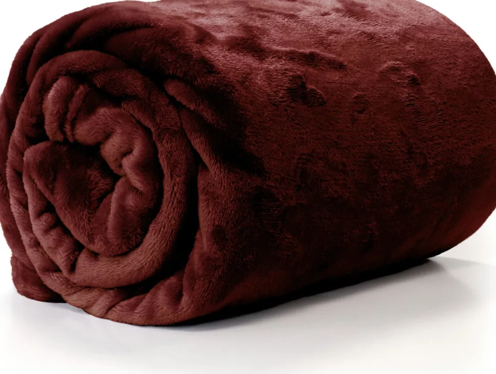 Unique Living Decke Enzo rot 130 x 180 cm