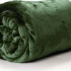 Unique Living Decke Enzo waldgrün 180 x 130 cm