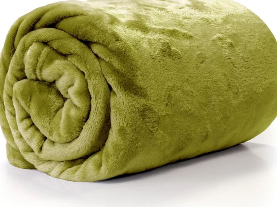 Unique Living Decke Enzo grün 130 x 180 cm