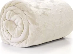 Unique Living Decke Enzo weiß 130 x 180 cm