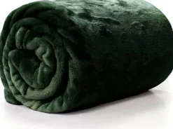 Unique Living Decke Enzo grün 130 x 180 cm