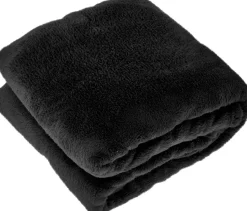 Unique Living Decke Justin schwarz 150 x 200 cm