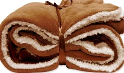 Unique Living Decke Lars braun 150 x 200 cm