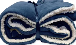 Unique Living Decke Lars blau 200 x 150 cm