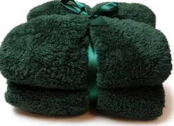 Unique Living Decke Teddy grün 150 x 200 cm