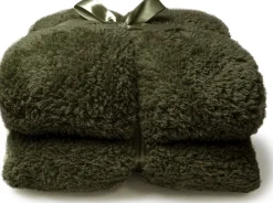 Unique Living Decke Teddy grün 150 x 200 cm