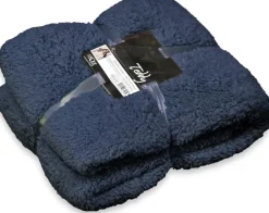 Unique Living Decke Teddy blau 150 x 200 cm