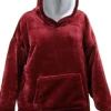 Unique Living Deckenpulli mit Kapuze bordeaux onesize
