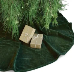 Unique living Weihnachtsbaumdecke Kelsey grün D 120 cm