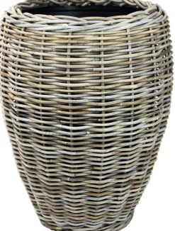 Van der Leeden Blumentopf Drypot D 48 H 62 cm grau