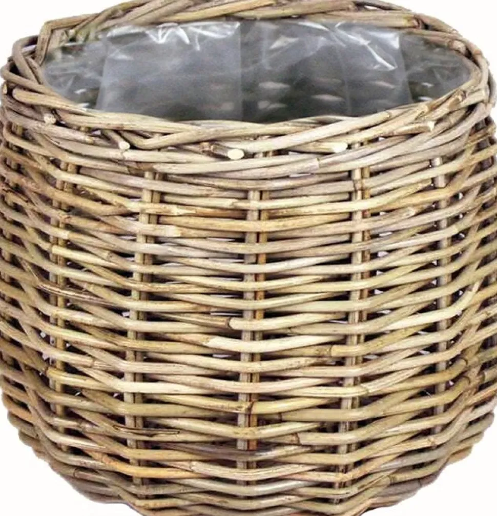 Van der Leeden Pflanzkorb D 58 H 43 cm grau