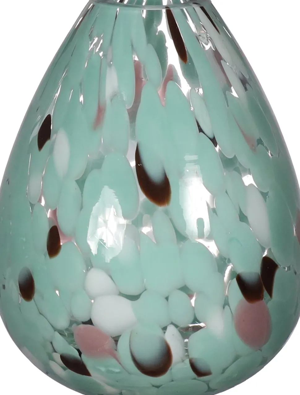 Vase Lily grün D 12 H 15 cm