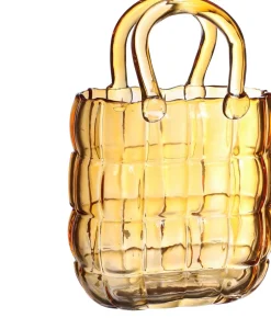 Vase Marais gelb 19 x 11 x 28 cm