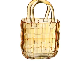 Vase Marais gelb 14 x 9,5 x 22 cm