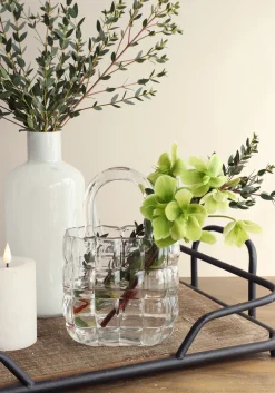 Vase Marais transparent 14 x 9,5 x 22 cm