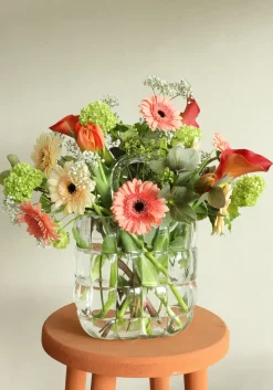 Vase Marais transparent 14 x 9,5 x 22 cm