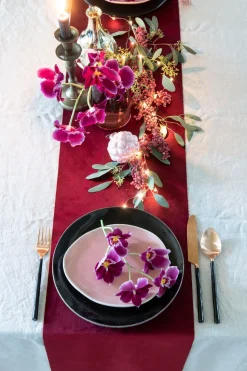 Vivant Tischläufer Weihnachten 28 x 250 cm rot