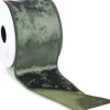 Vivant Weihnachtsband Velvet grün 300 x 7 cm