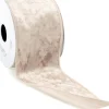 Vivant Weihnachtsband Velvet Satin beige 300 x 7 cm