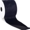 Vivant Weihnachtsband Velvet schwarz 300 x 7 cm