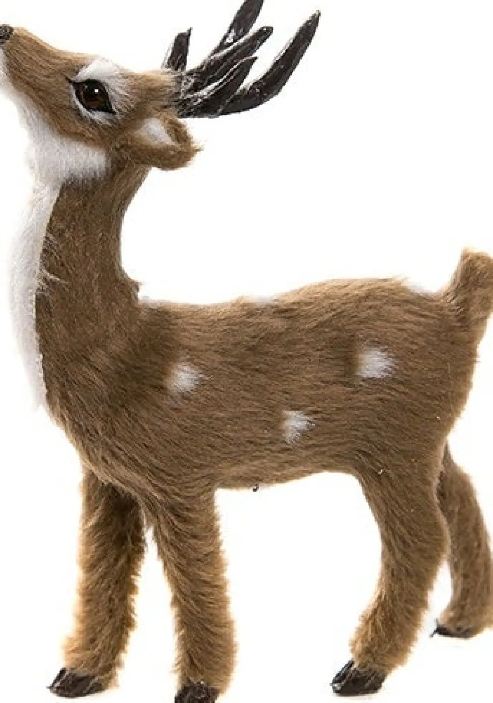 Weihnachtsbaumschmuck Waldtier Hirsch braun 11 x 9 x 8 cm