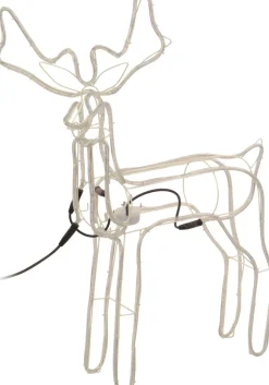Weihnachtsdeko Rentier mit 360 LEDs warmweiß 86 x 16 x 90 cm