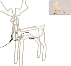 Weihnachtsdeko Rentier mit 360 LEDs warmweiß 86 x 16 x 90 cm