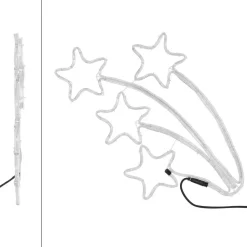 Weihnachtsdeko Sterne mit 216 LEDs warmweiß H 49 cm