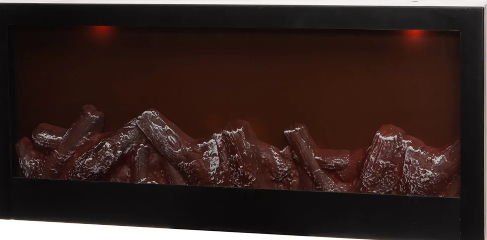 Weihnachtsleuchte Kamin mit Flammeneffekt 45 x 10 x 20 cm extra warm