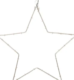 Weihnachtsstern beleuchtet mit 180 LEDs warmweiß D 55 cm