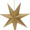 Weihnachtsstern Papy gold 60 x 15 x 60 cm