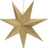 Weihnachtsstern Papy gold 75 x 13 x 75 cm