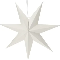 Weihnachtsstern Papy weiß 75 x 13 x 75 cm