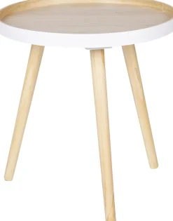 WOOOD Beistelltisch Sasha weiß D 41 H 41 cm