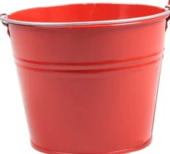 Zinc Collection Zinkeimer Elena rot D 23 H 18 cm